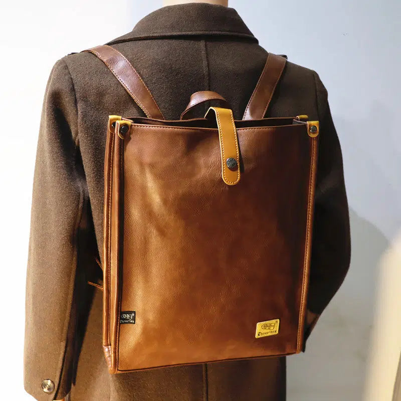 Leather Backpack Bag