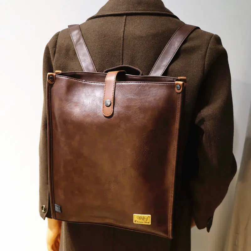 Leather Backpack Bag