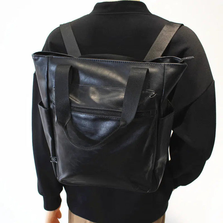 Leather Backpack Single Shoulder Bag