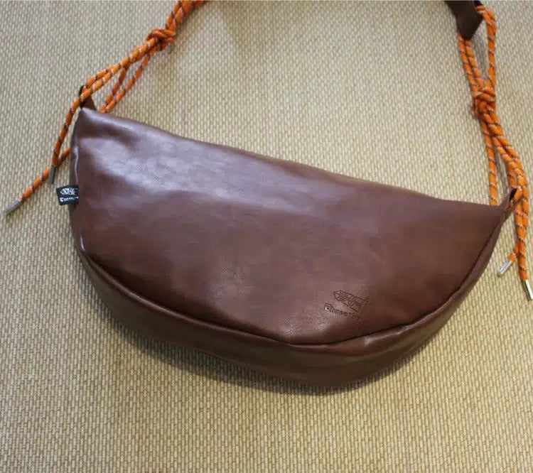 Leather Cross-body Hobo Bag