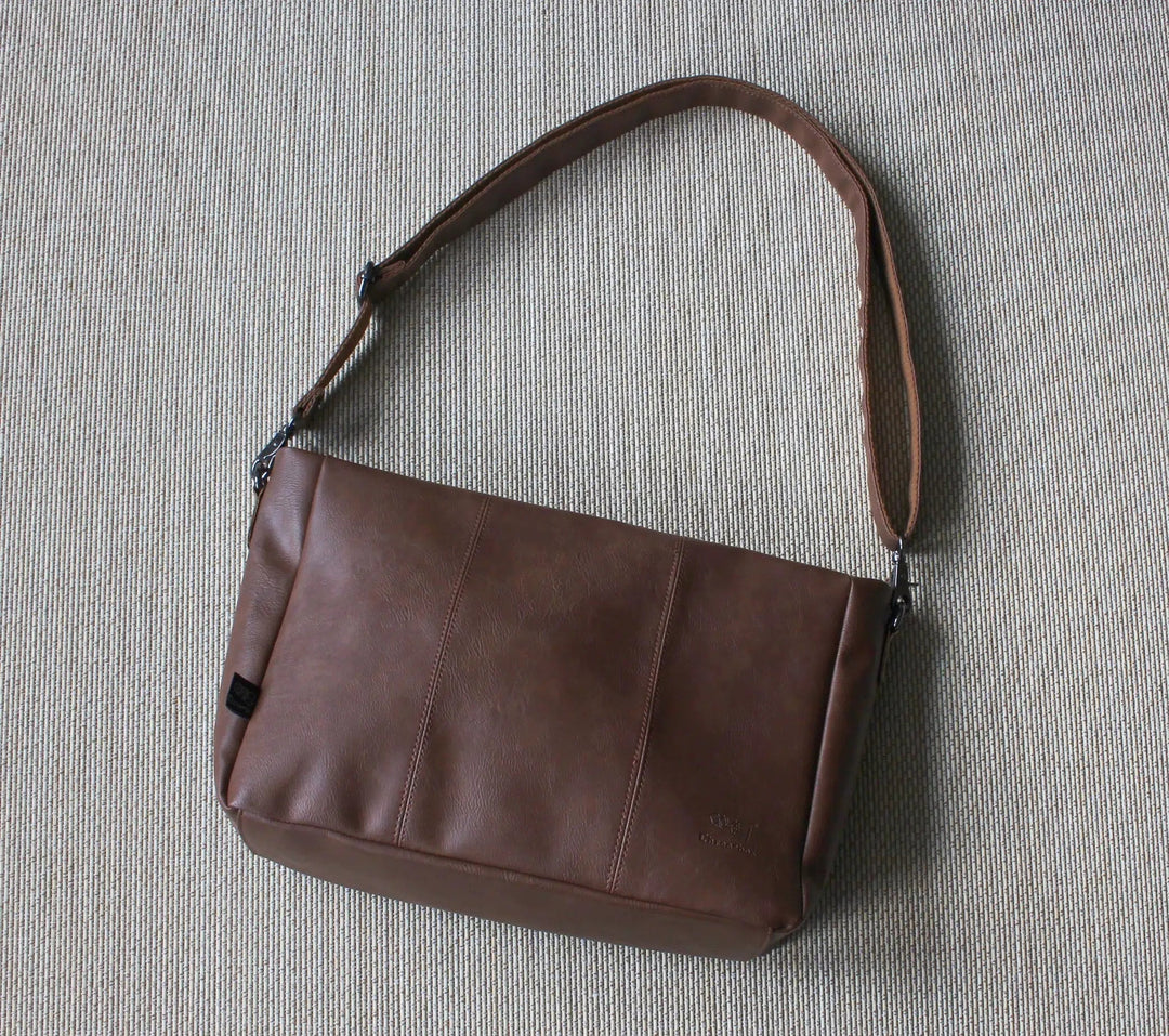 Leather Crossbody Business Bag