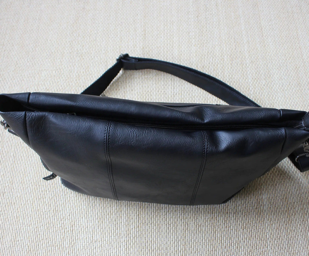 Leather Crossbody Business Bag