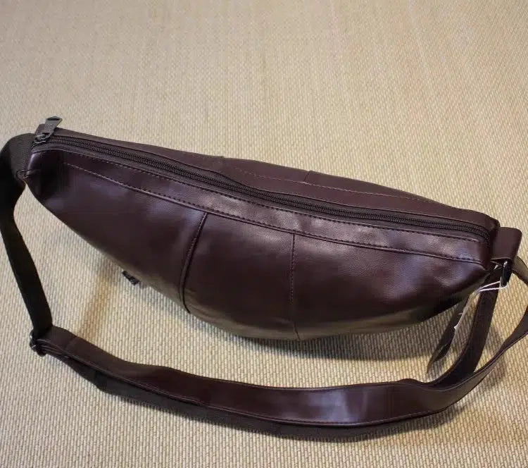 Leather Crossbody Hobo Bag