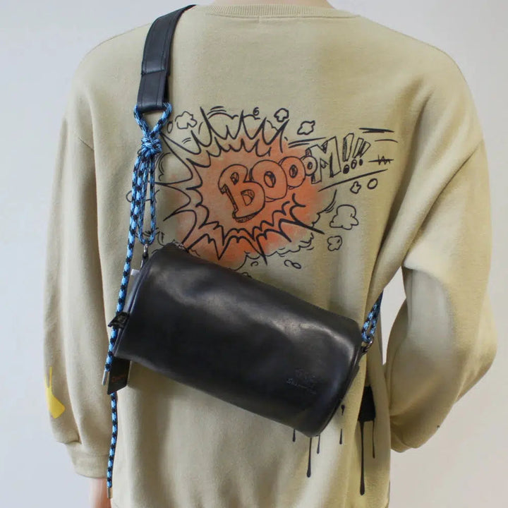 Leather Shoulder Bag with Adjustable Strap