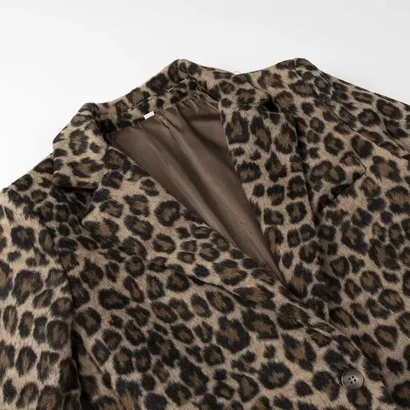 Leopard Print Coat