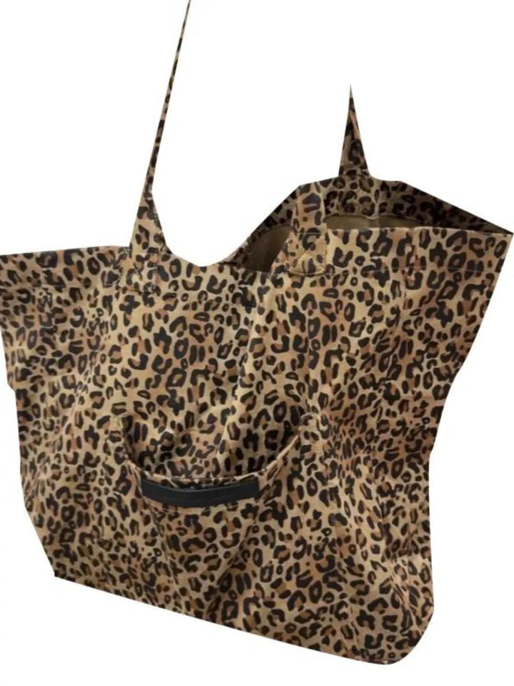 Leopard Print Oversized Bag