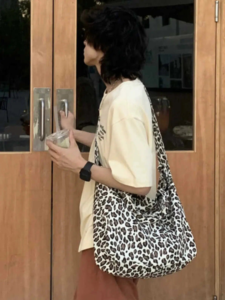 Leopard Print Shoulder Bag