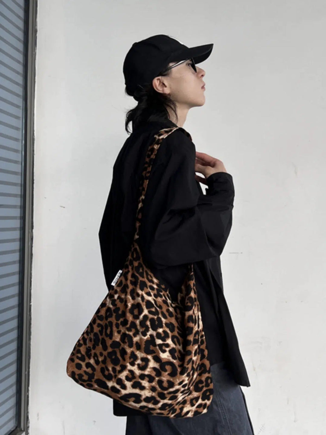 Leopard Print Shoulder Bag