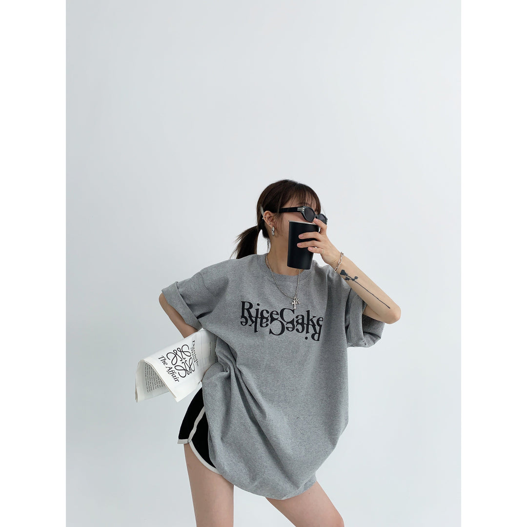 Letter Printing Loose T-shirt