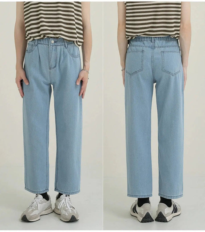 Light Blue Cropped Jeans