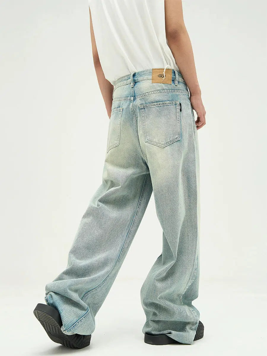 Light Blue Wide Leg Jeans