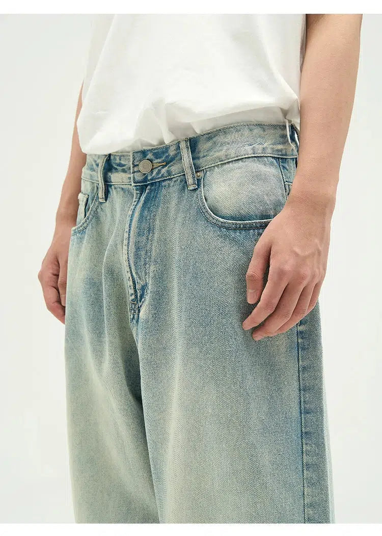 Light Blue Wide Leg Jeans