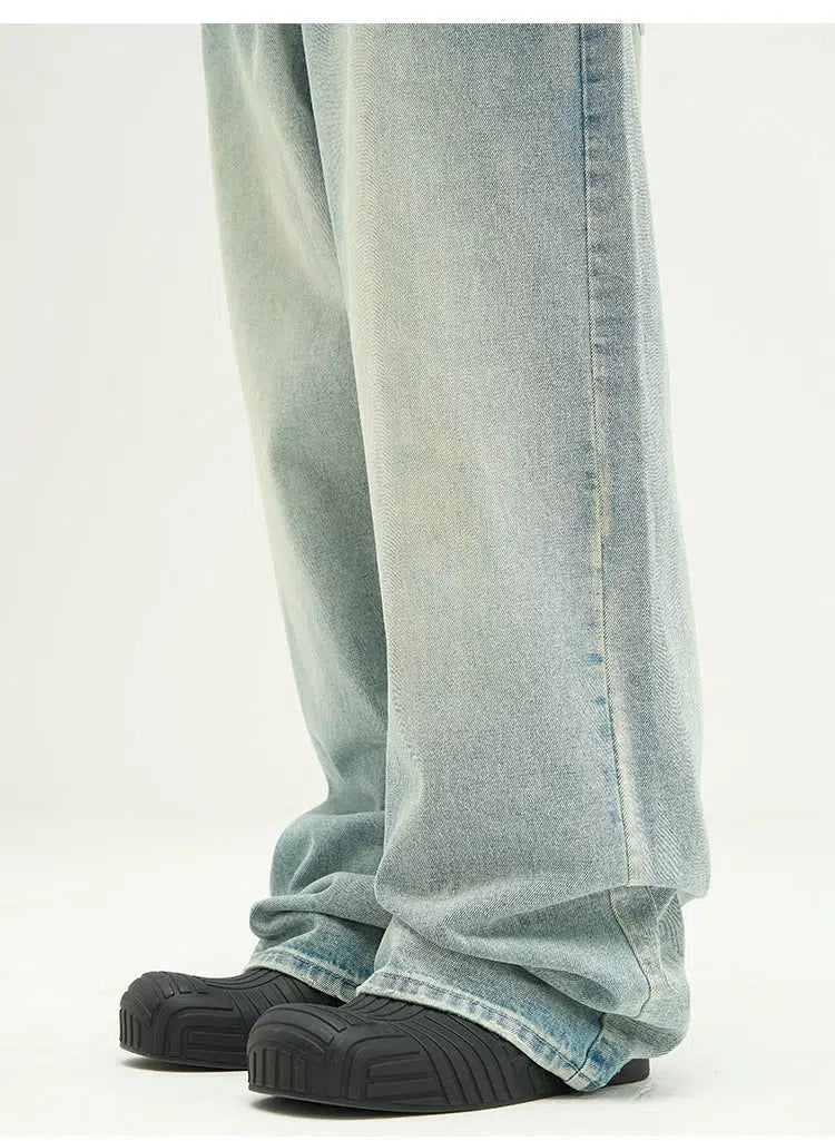 Light Blue Wide Leg Jeans