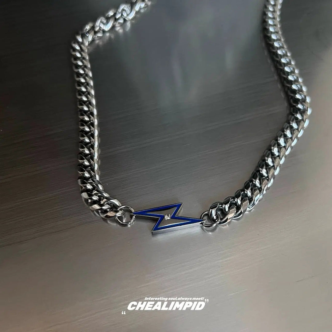 Lightning Bolt Pendant Necklace