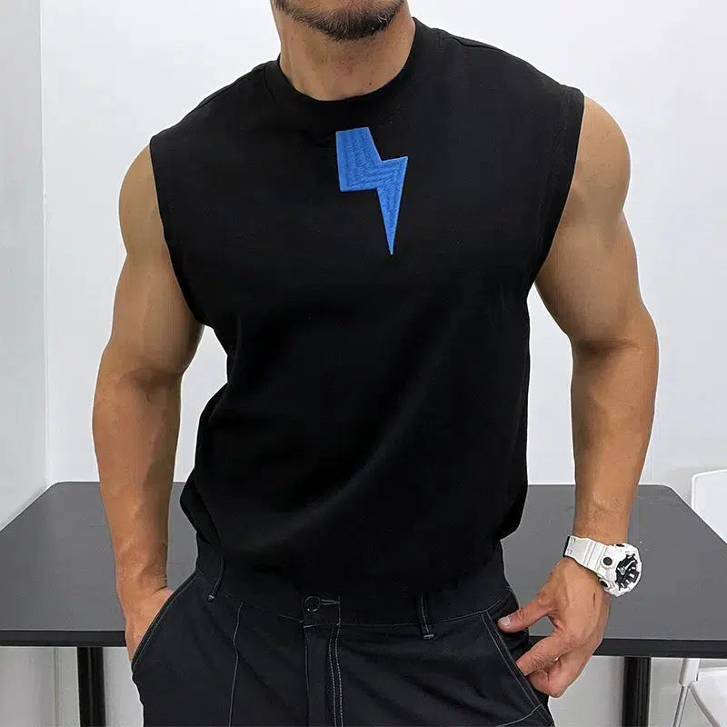 Lightning Bolt Sleeveless Vest