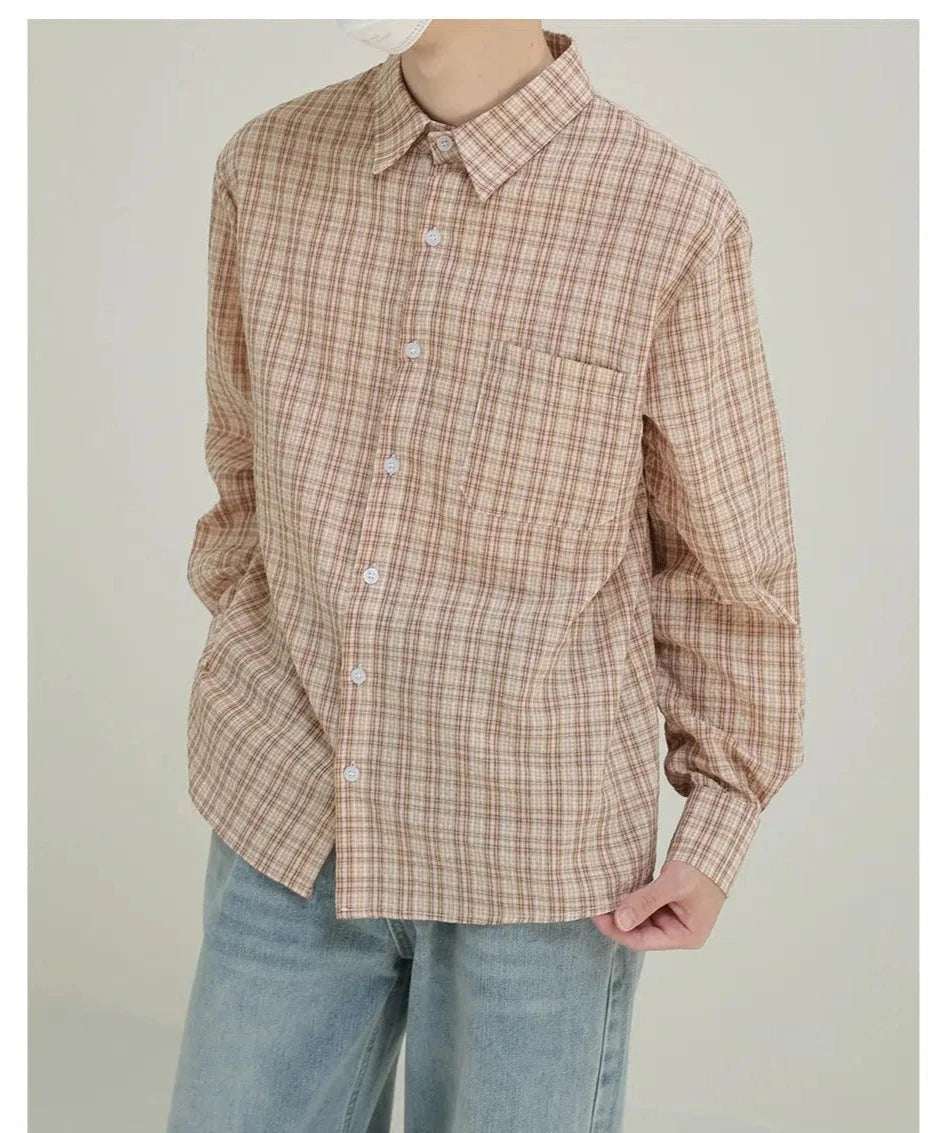 Lightweight Plaid Shirt