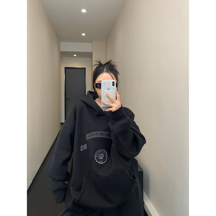 Logo Design Oversized Hoodie