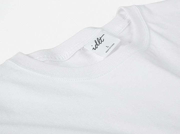 Logo Embroidered Round Neck T-shirt