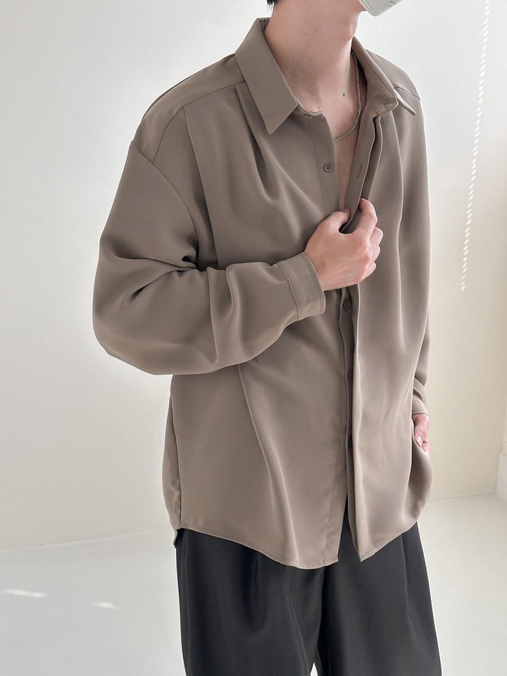 Long Sleeve Chiffon Shirt