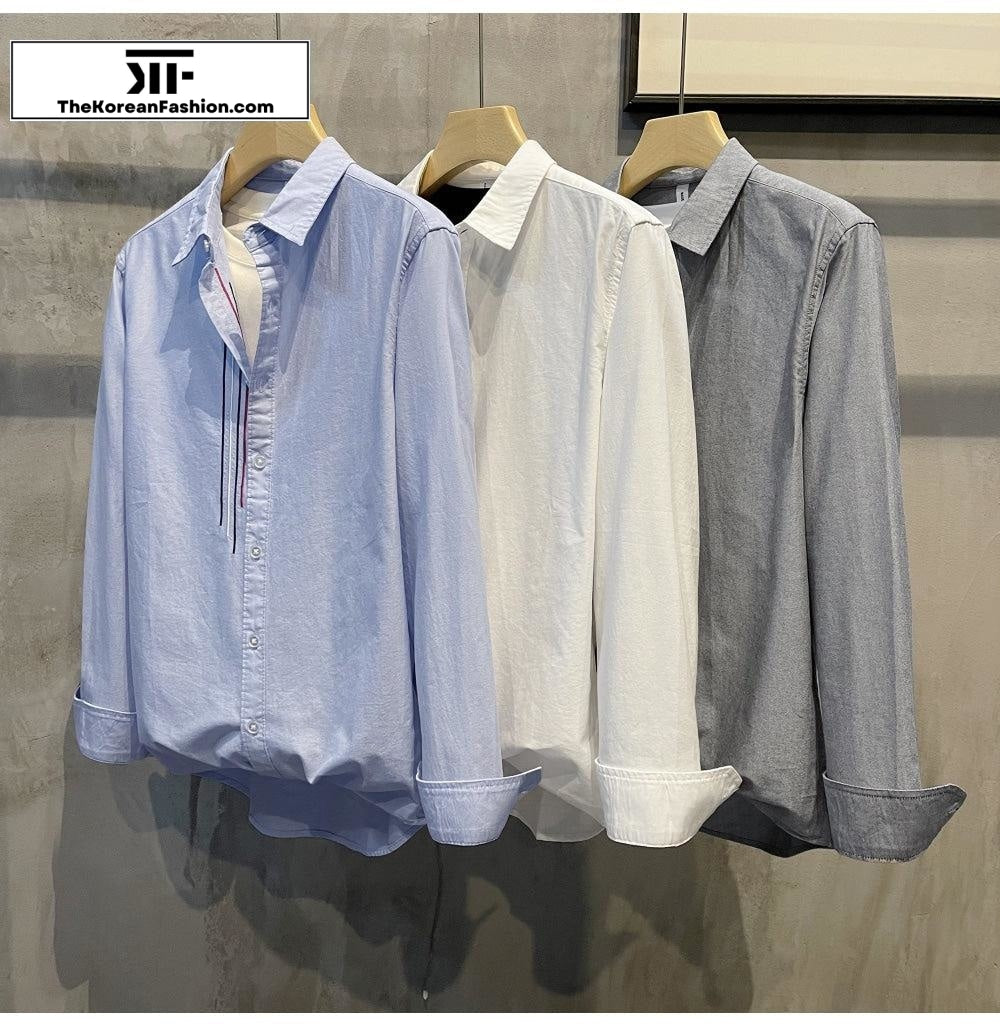 Long Sleeve Oxford Button Down Shirts