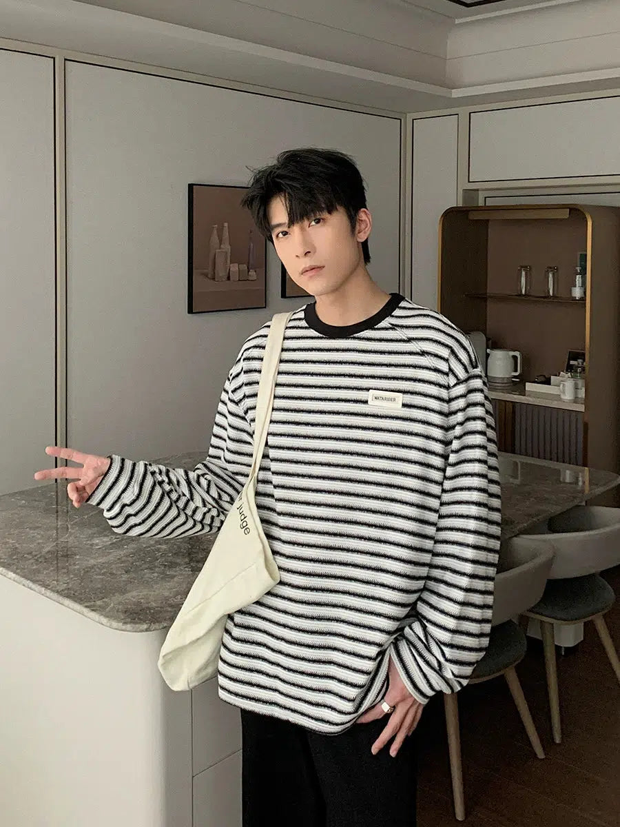 Long Sleeve Striped T-shirt