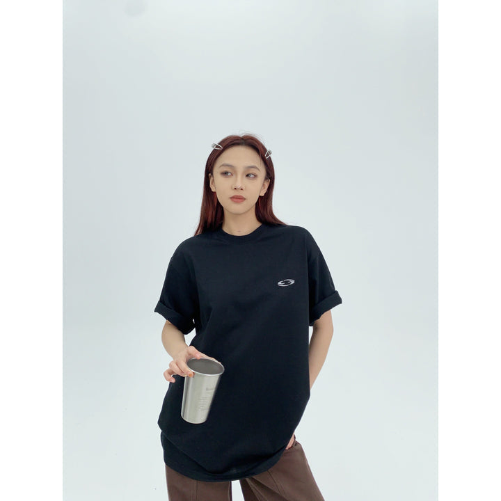 Loose Casual Embroidered T-shirt