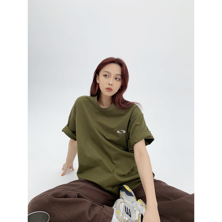 Loose Casual Embroidered T-shirt