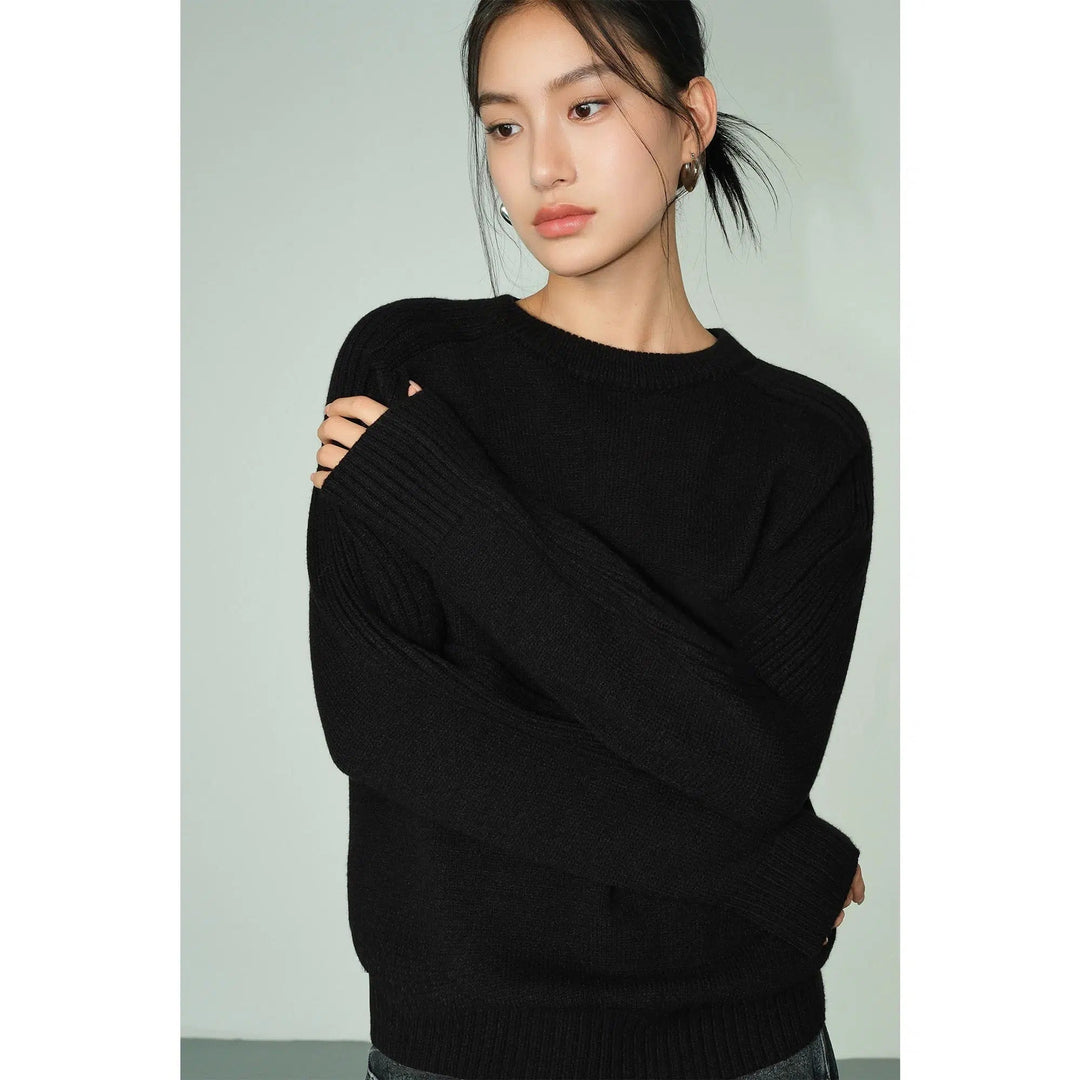 Loose Crew Neck Sweater