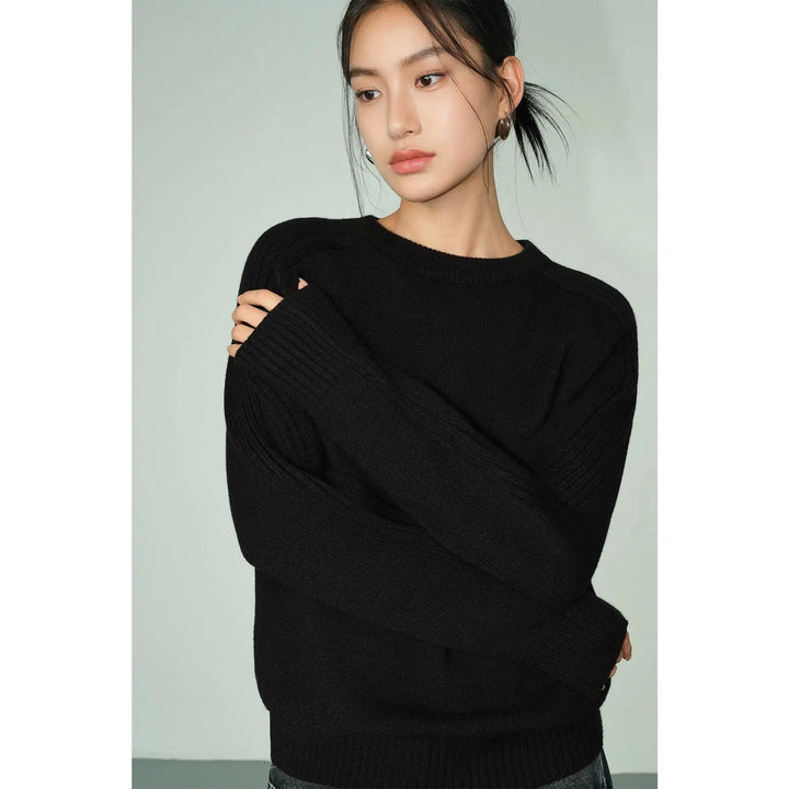 Loose Crew Neck Sweater