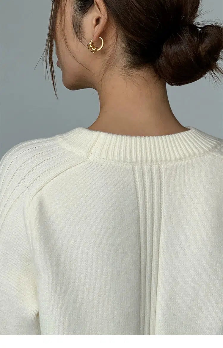 Loose Crew Neck Sweater