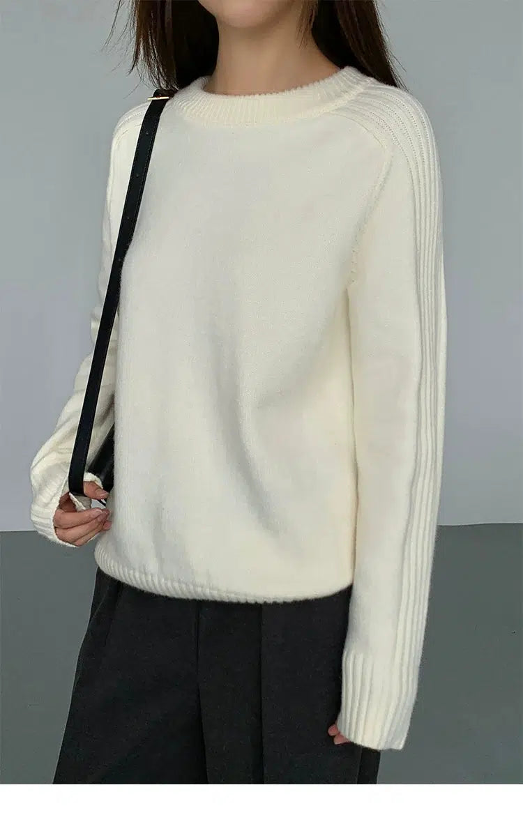 Loose Crew Neck Sweater