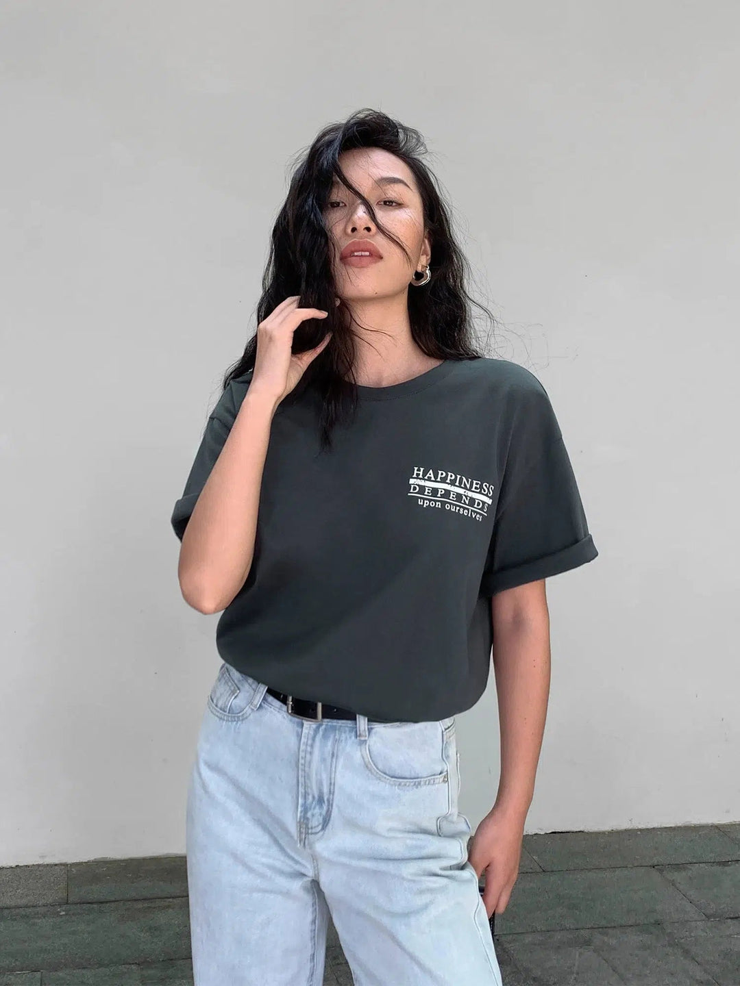 Loose Crew Neck T-shirt