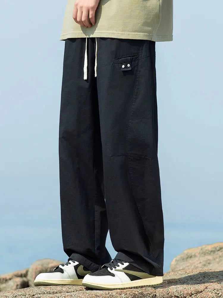 Loose Drawstring Casual Pants