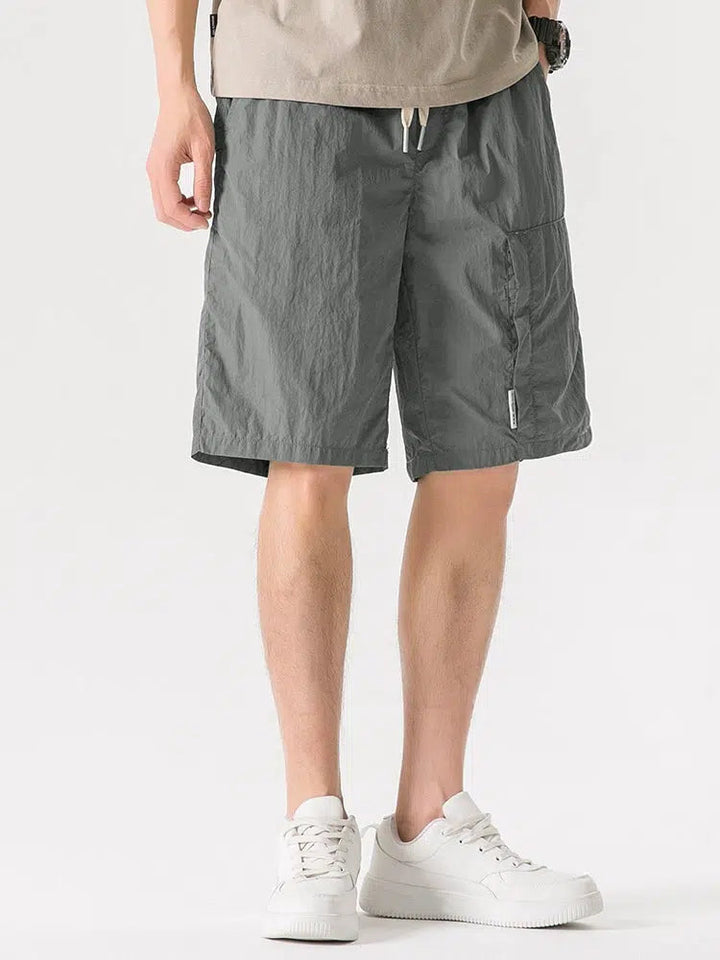 Loose Drawstring Outdoor Shorts