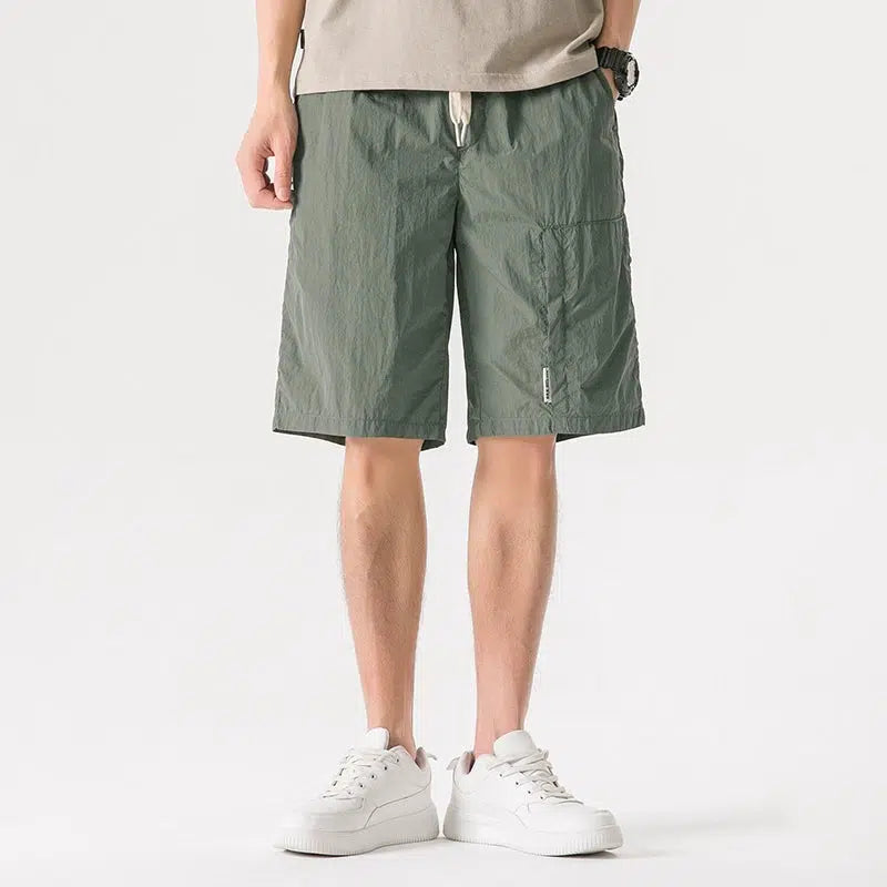 Loose Drawstring Outdoor Shorts