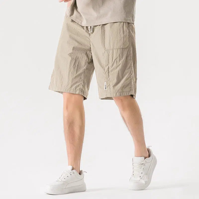 Loose Drawstring Outdoor Shorts