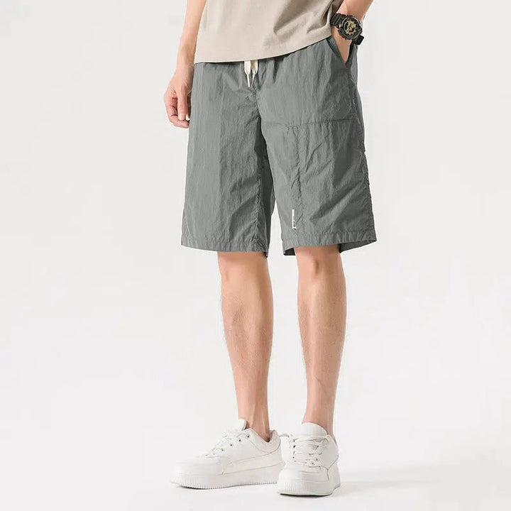 Loose Drawstring Outdoor Shorts