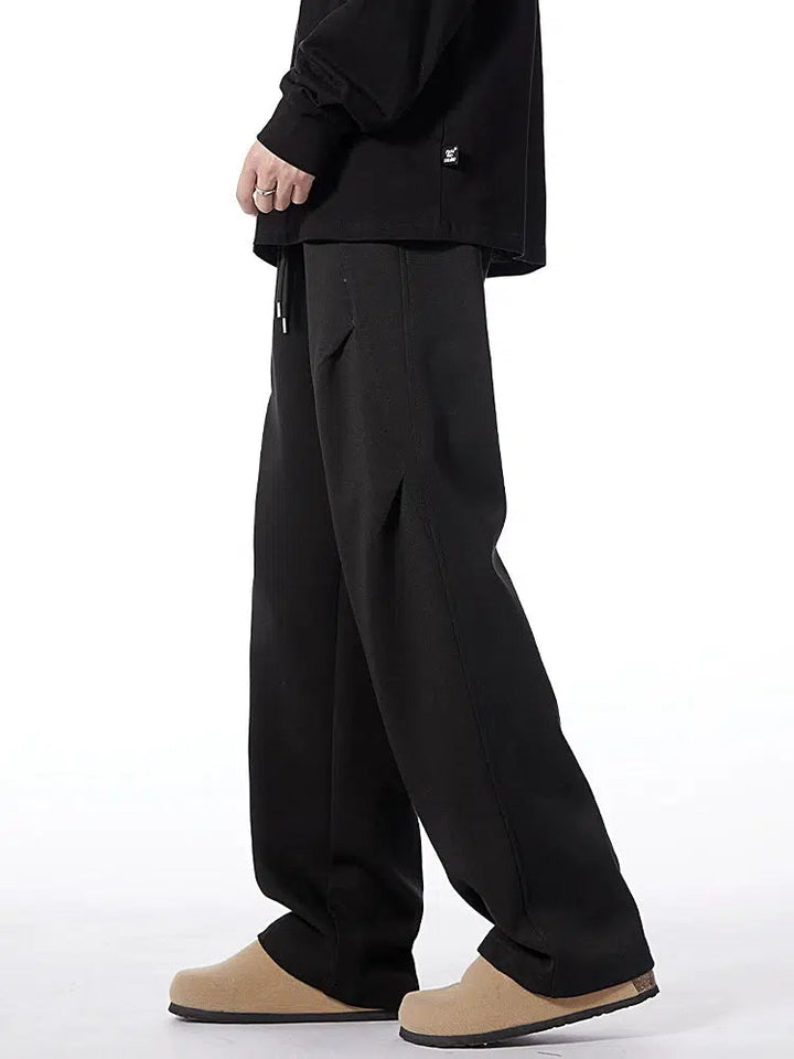 Loose Fit Casual Drawstring Pants