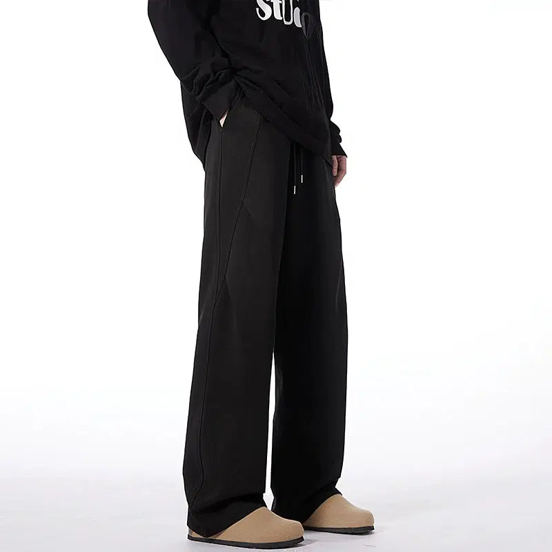 Loose Fit Casual Drawstring Pants