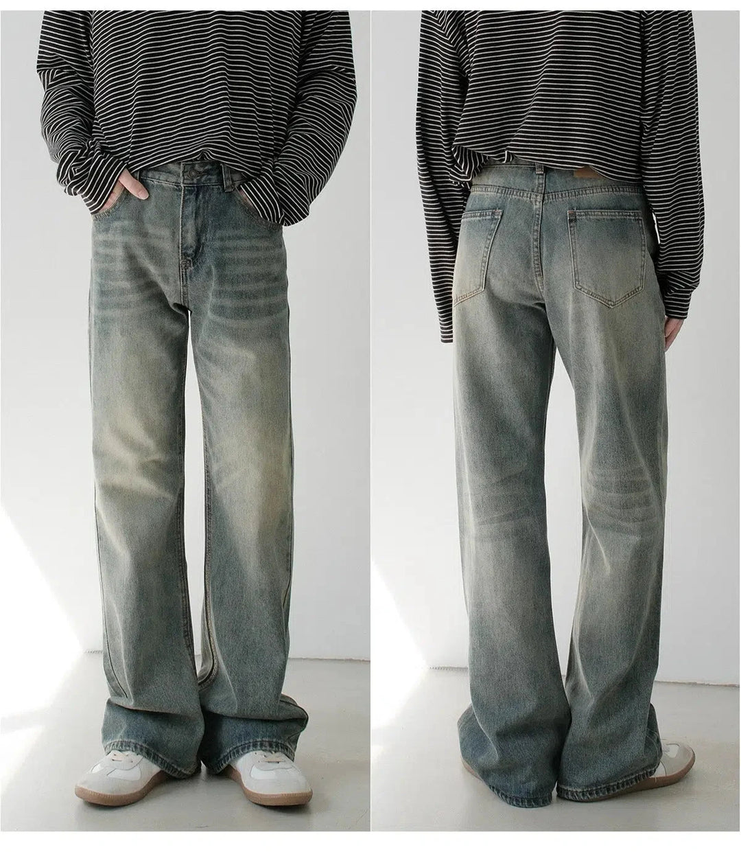 Loose Fit Denim Pants