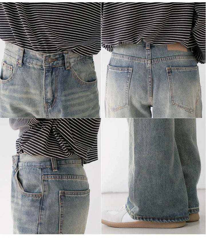 Loose Fit Denim Pants