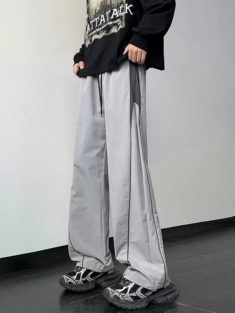 Loose-Fit Drawstring Sports Pants