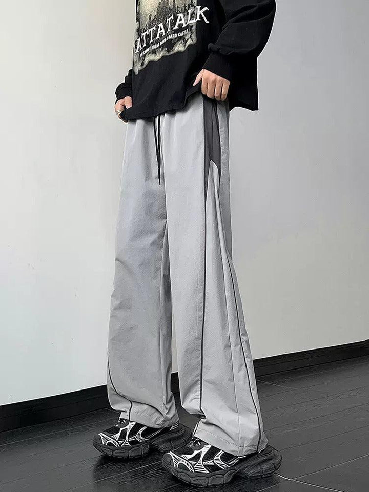 Loose-Fit Drawstring Sports Pants