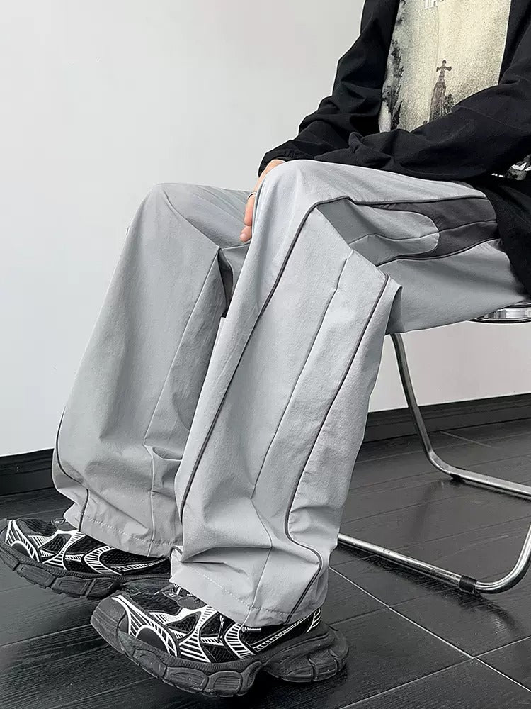 Loose-Fit Drawstring Sports Pants