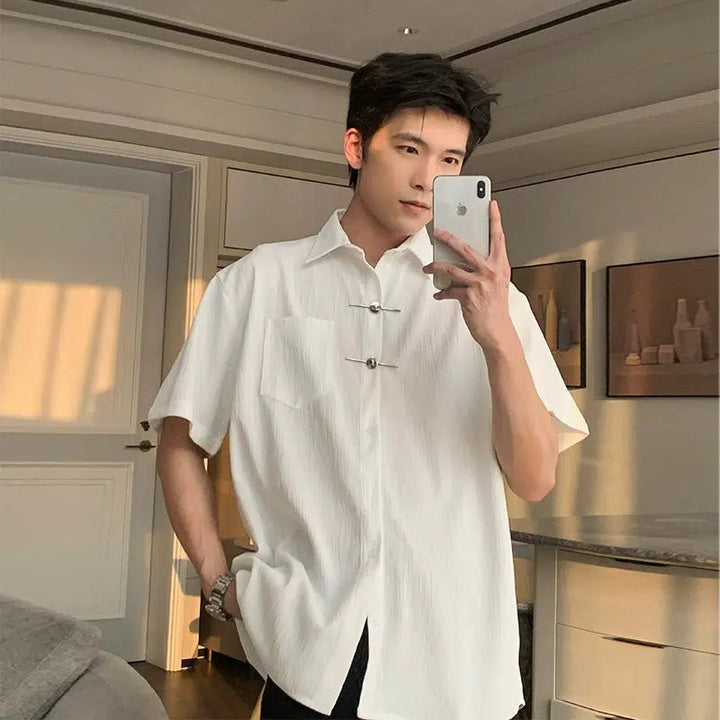 Loose Fit Short Sleeve Shirt