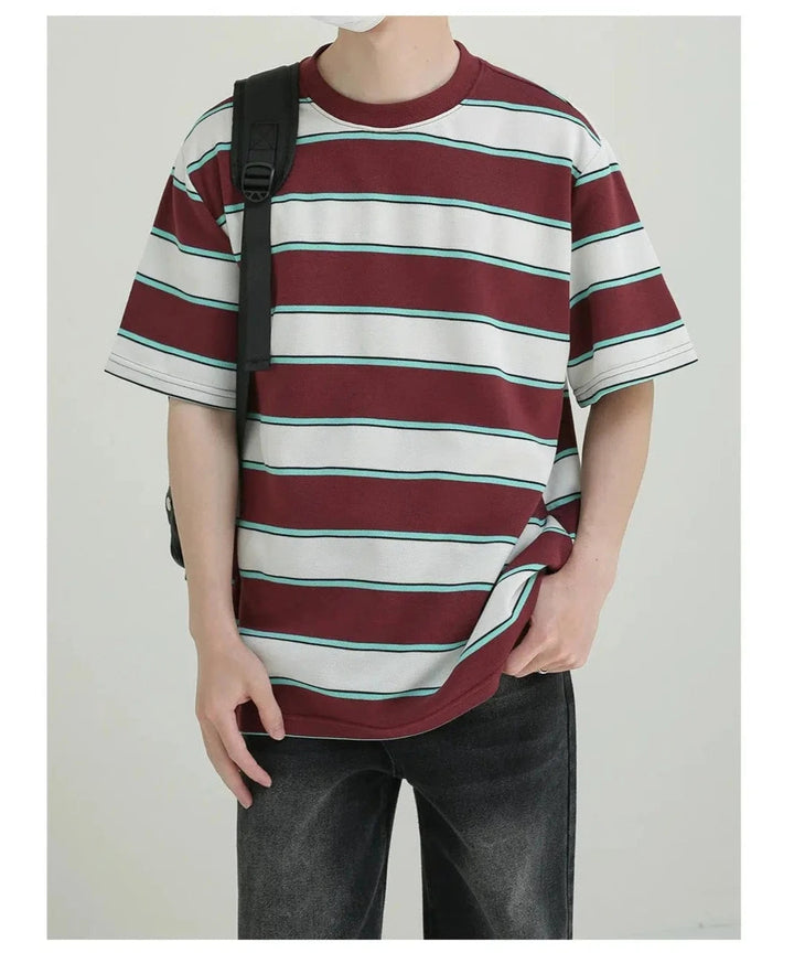 Loose Fit Striped T-shirt