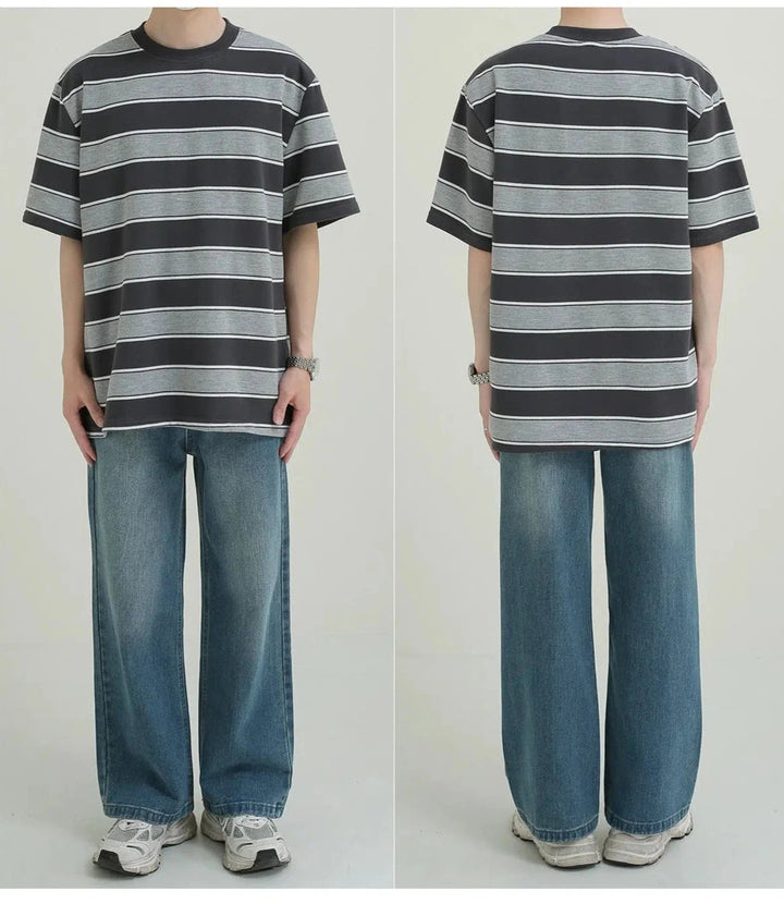 Loose Fit Striped T-shirt