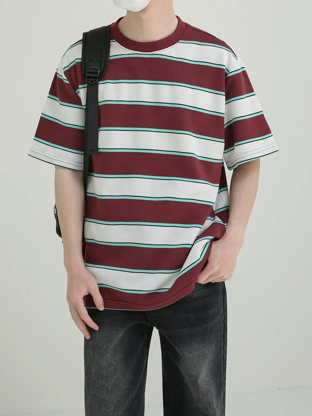 Loose Fit Striped T-shirt