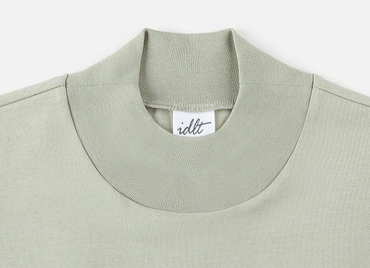 Loose Half Turtleneck T-shirt