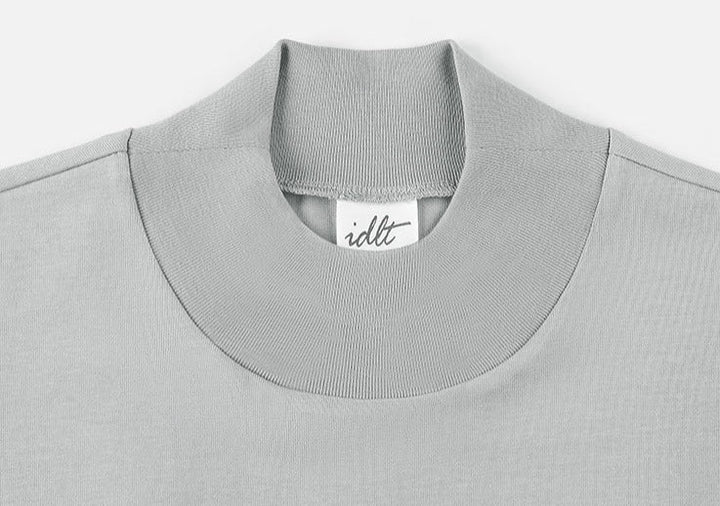 Loose Half Turtleneck T-shirt